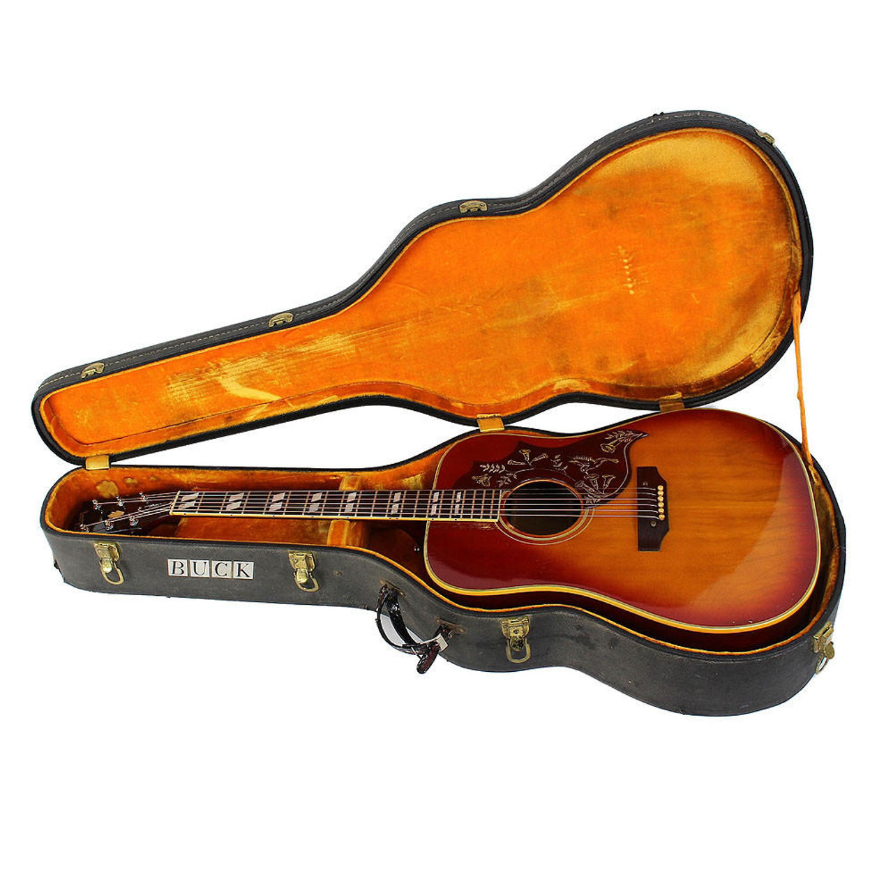 Vintage Early 1970's Gibson Hummingbird Dreadnought Acoustic