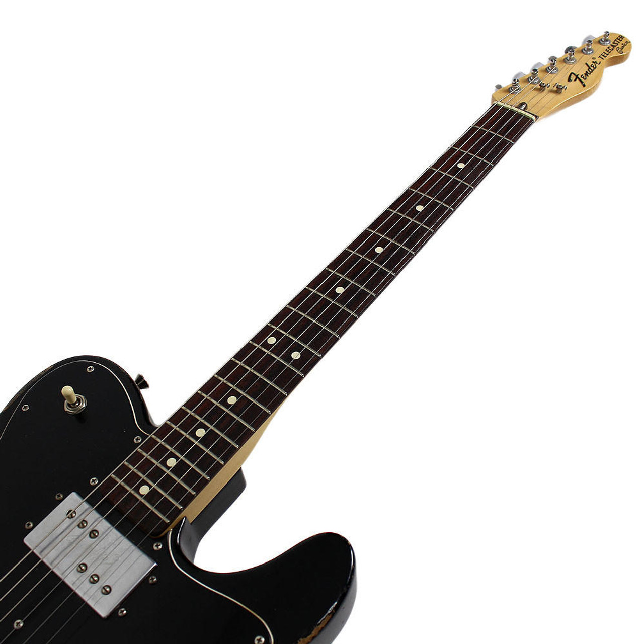 2009 Fender Road Worn '72 Telecaster Custom Electric Guitar Black Finish