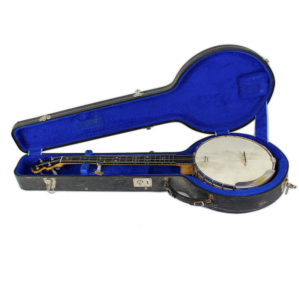 Vintage 1980's Wildwood Troubador 5-String Banjo Natural Finish