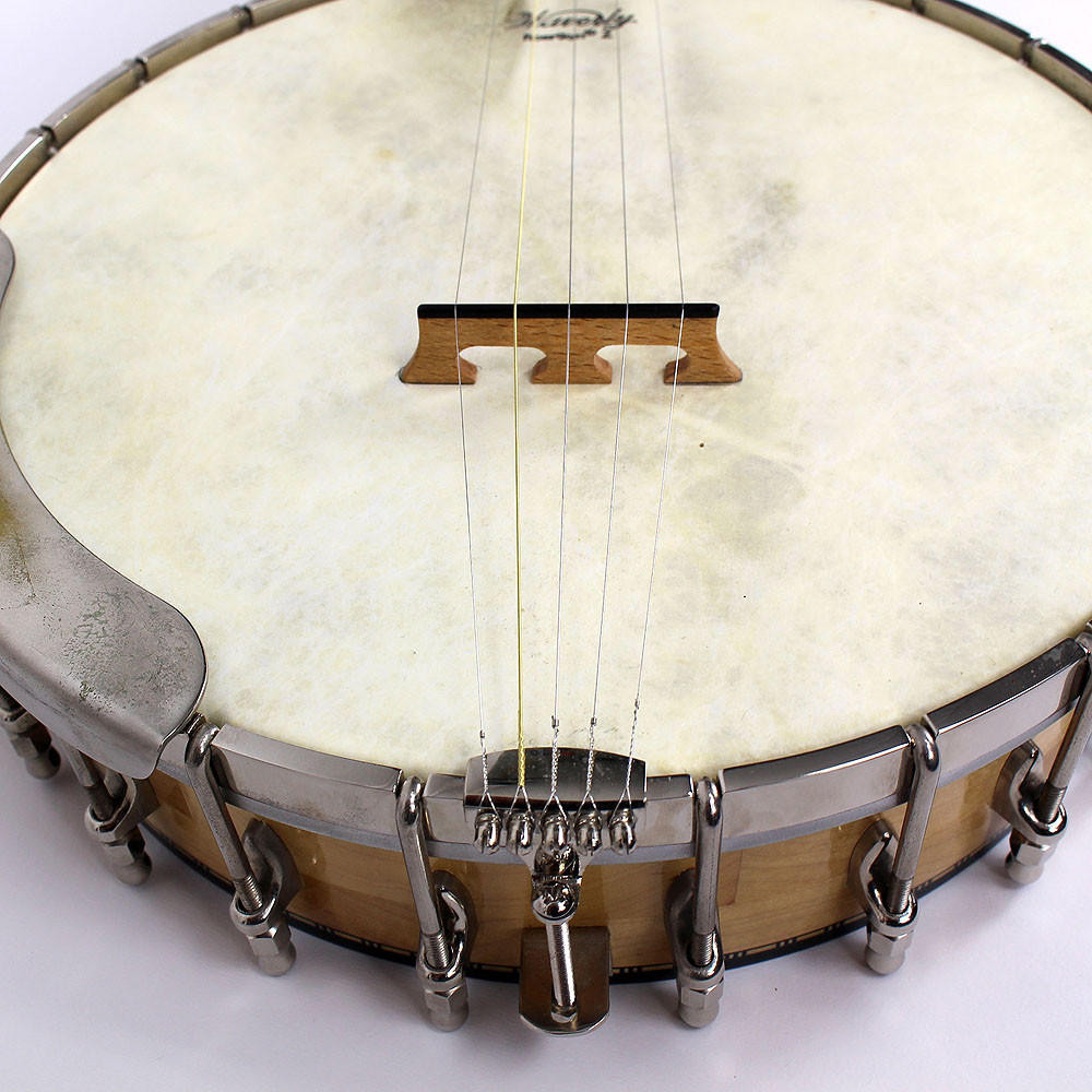 Vintage 1980's Wildwood Troubador 5-String Banjo Natural Finish