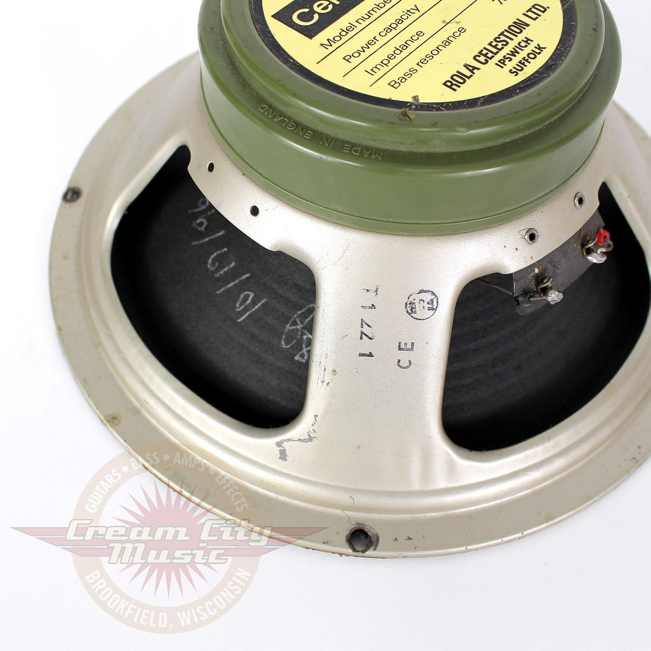 Vintage 1972 Rola Celestion G12M Greenback T1221 12