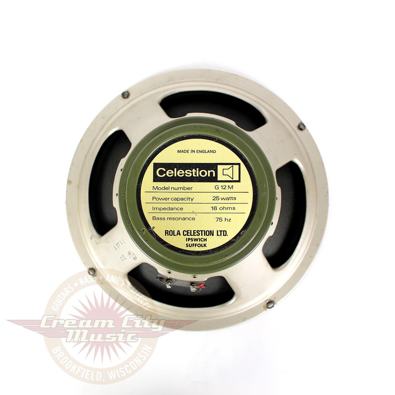 Celestion G12m Greenback Guitar Speaker Manual G12M Greback