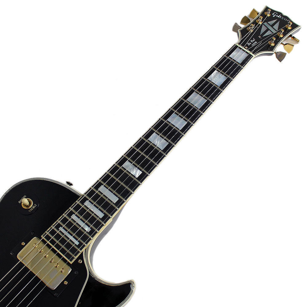 Vintage 1974 Gibson Les Paul Custom Black Beauty Electric Guitar