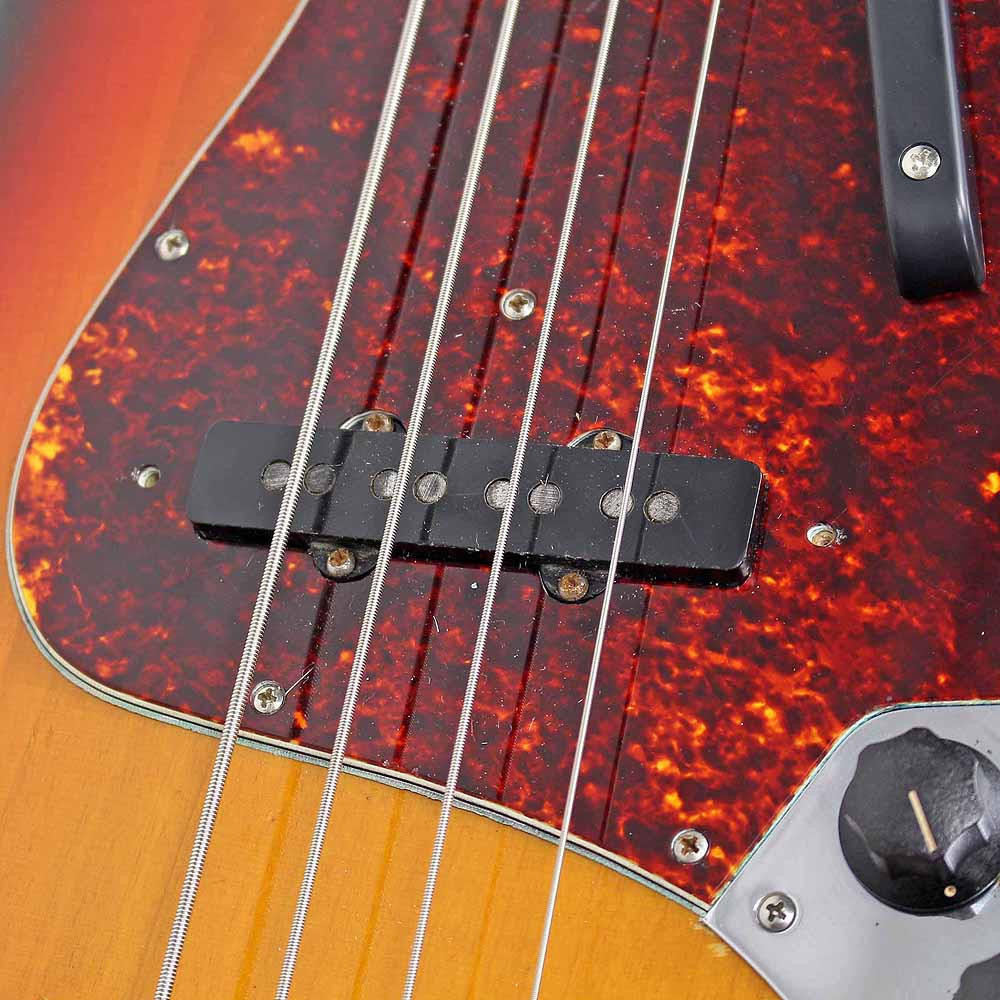 Vintage 1970 Fender Jazz Bass Sunburst Finish | Cream City Music