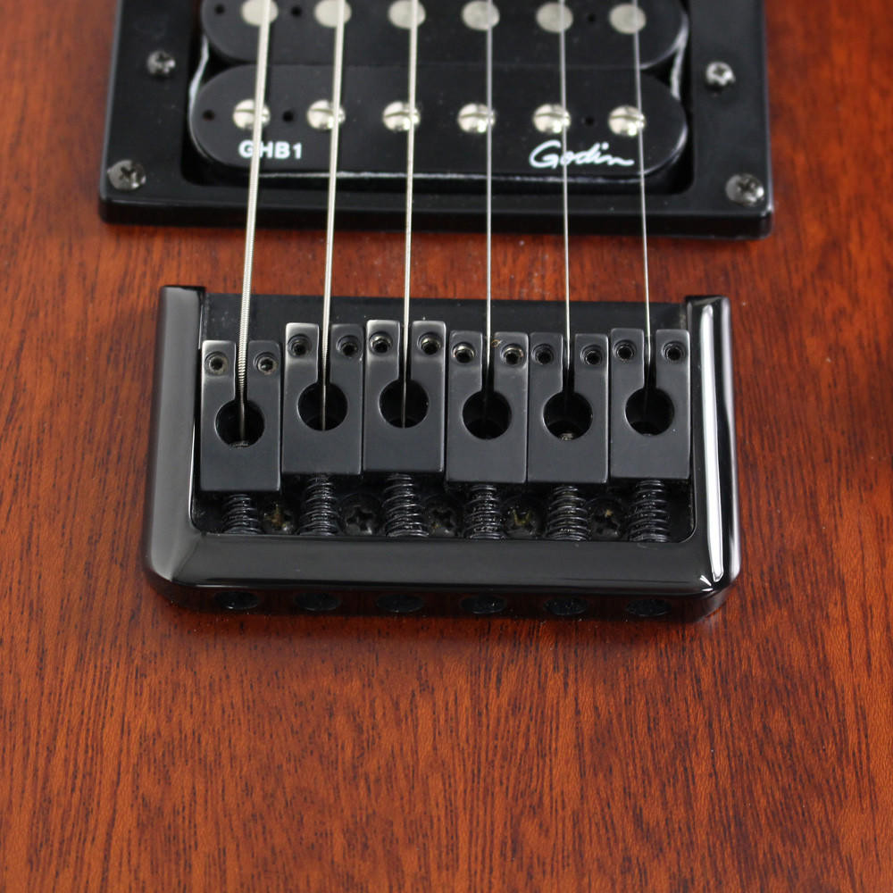 2004 Godin Exit 22-S HSS Mahogany Electric Guitar in Natural Semi
