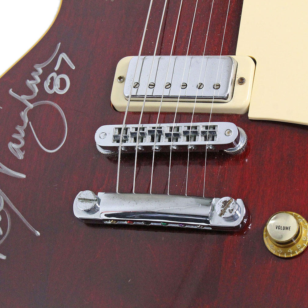 Vintage 1976 Gibson Les Paul Deluxe Electric Guitar Wine Red