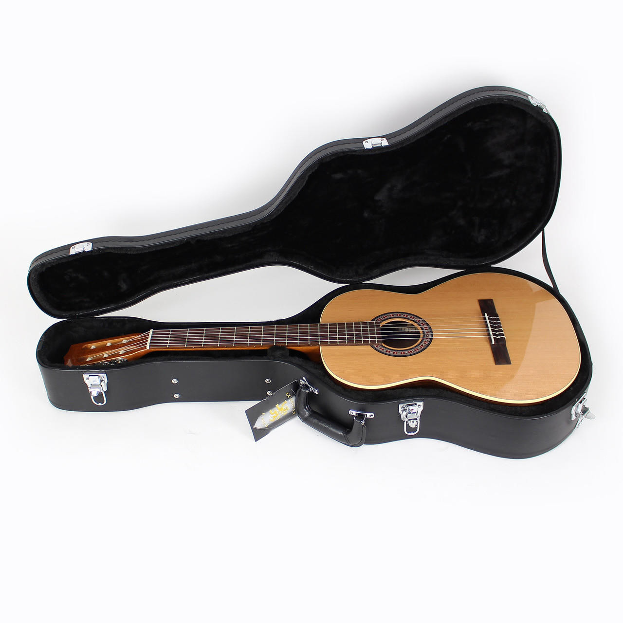 La Patrie Collection QI Cedar & Rosewood AcousticElectric Classical Guitar with Case Cream