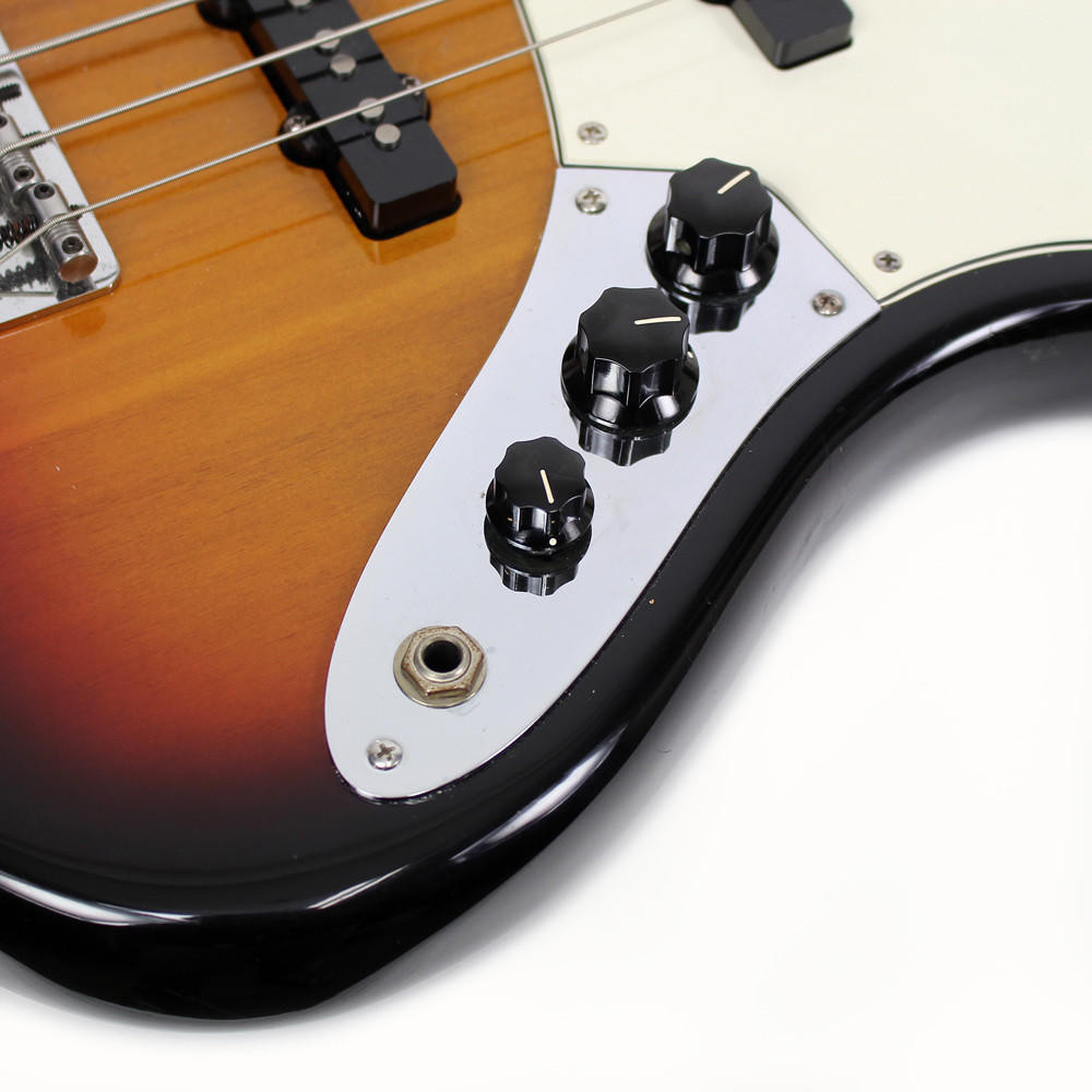 2001 Fender American Standard Jazz Bass in 3 Tone Sunburst | Cream