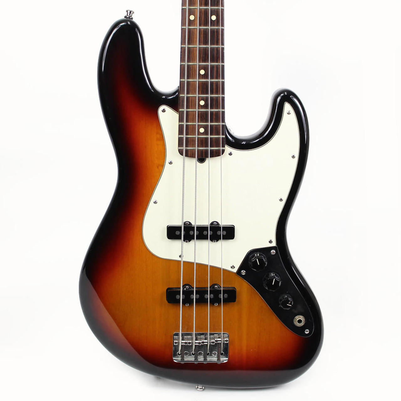 2001 Fender American Standard Jazz Bass in 3 Tone Sunburst | Cream