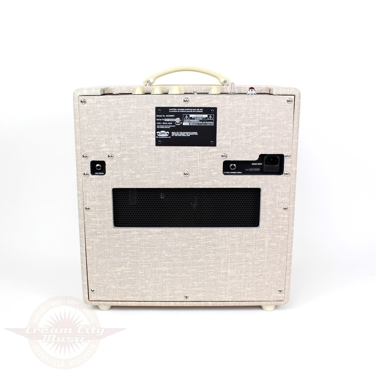 Vox AC4HW1 4W 1x12 Hand-Wired Tube Combo Amp | Cream City Music