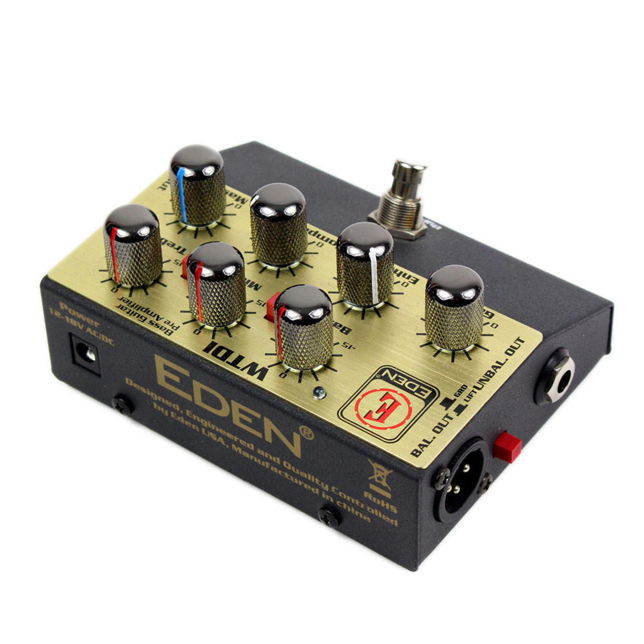 Used Eden WTDI World Tour Preamp Bass Guitar DI Pedal