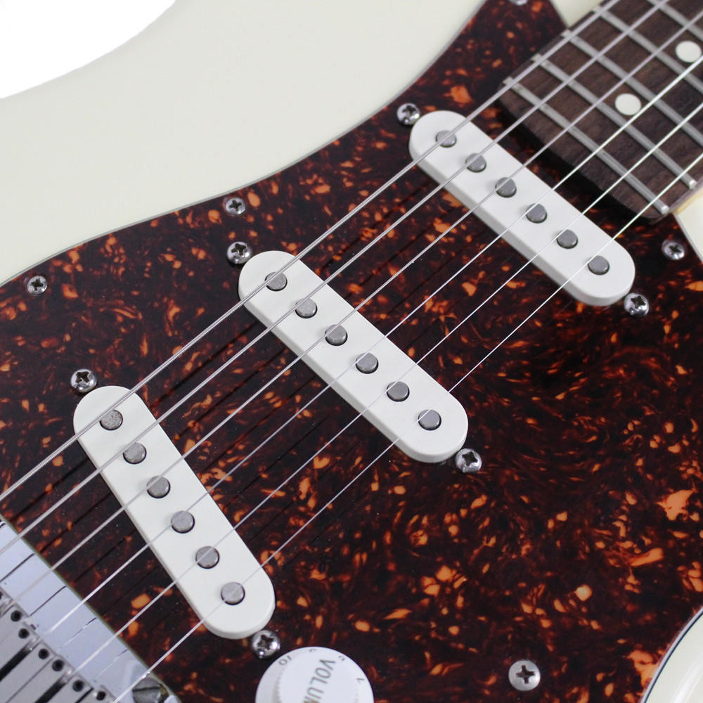 1997 Fender Modded American Standard Stratocaster in Olympic White