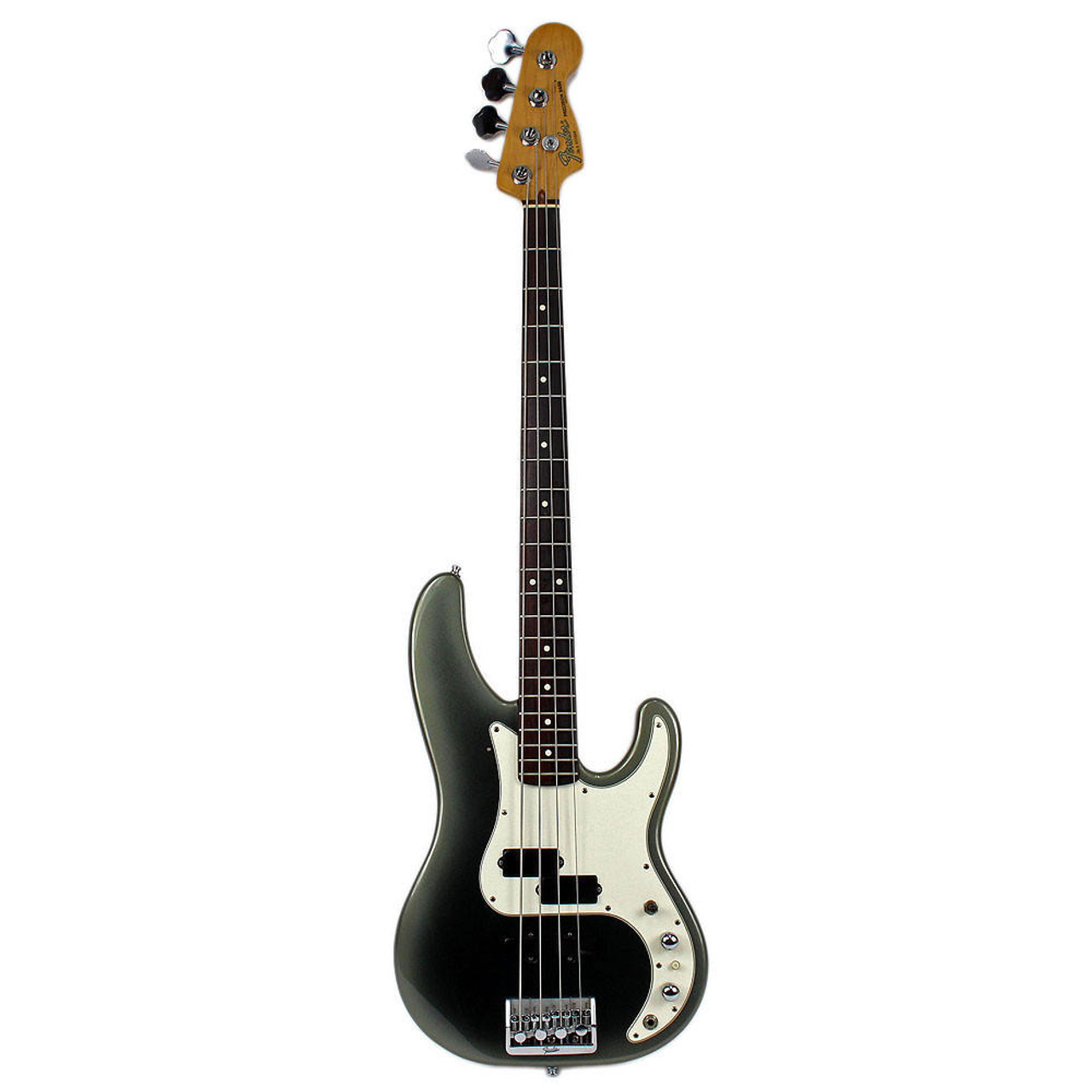 1989 Fender American Precision Bass Plus Modded w/ Active EMGs in Black  Pearl Burst