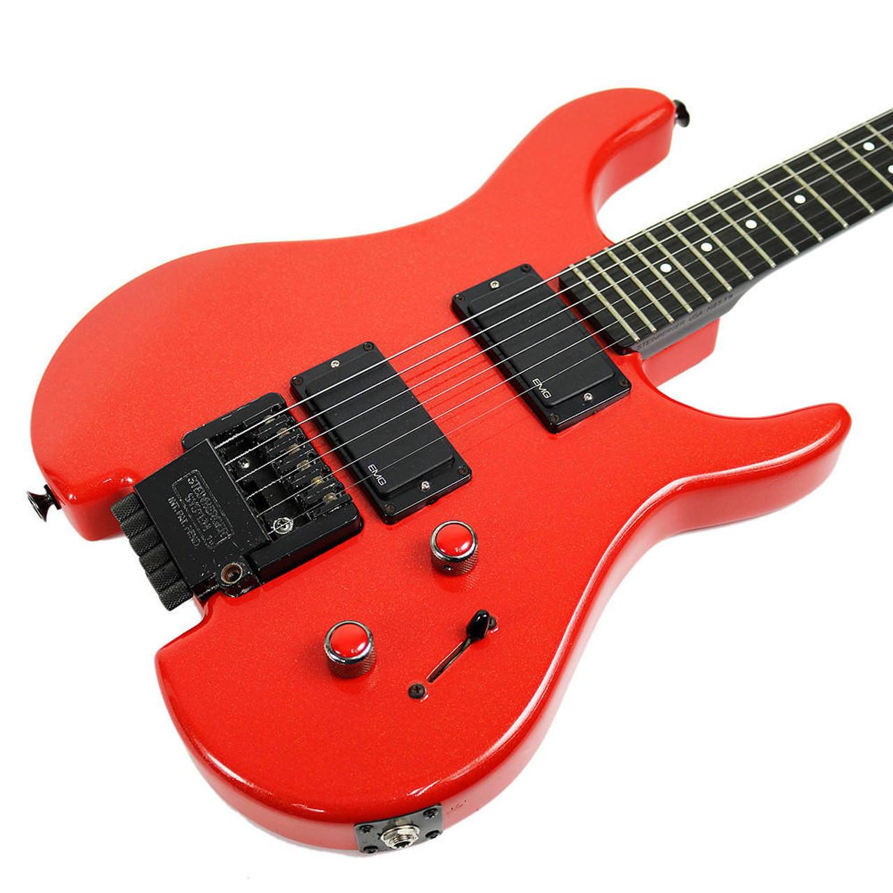1980's Steinberger GM2 Electric Guitar Refinished Red