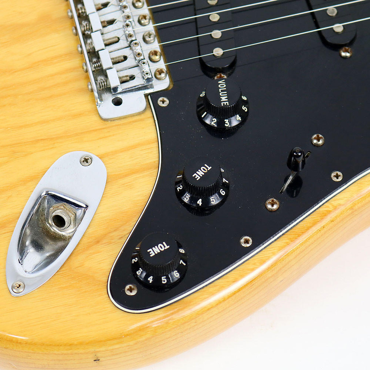 Vintage 1979 Fender Stratocaster Electric Guitar Natural
