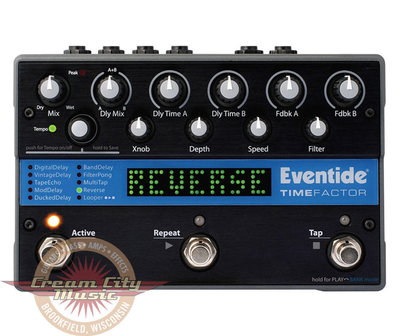 Eventide TimeFactor Delay Multi-Effect Guitar Pedal