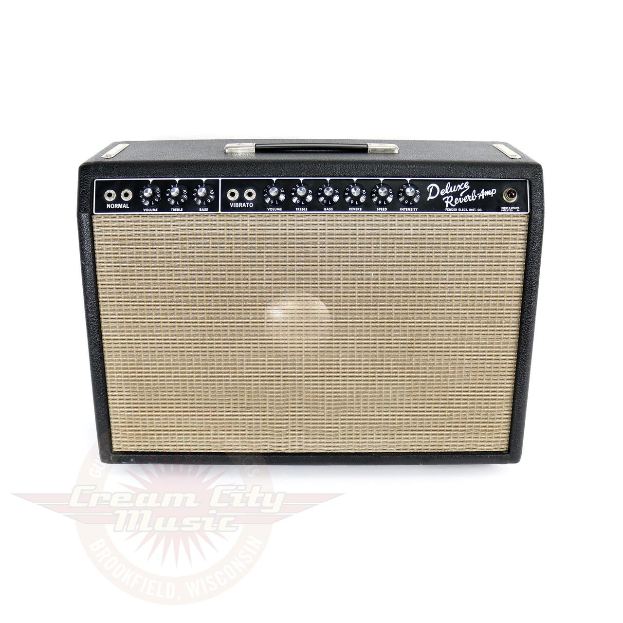 Vintage 1964 Pre-CBS Fender Deluxe Reverb 22W 1x12 Tube Combo Amp