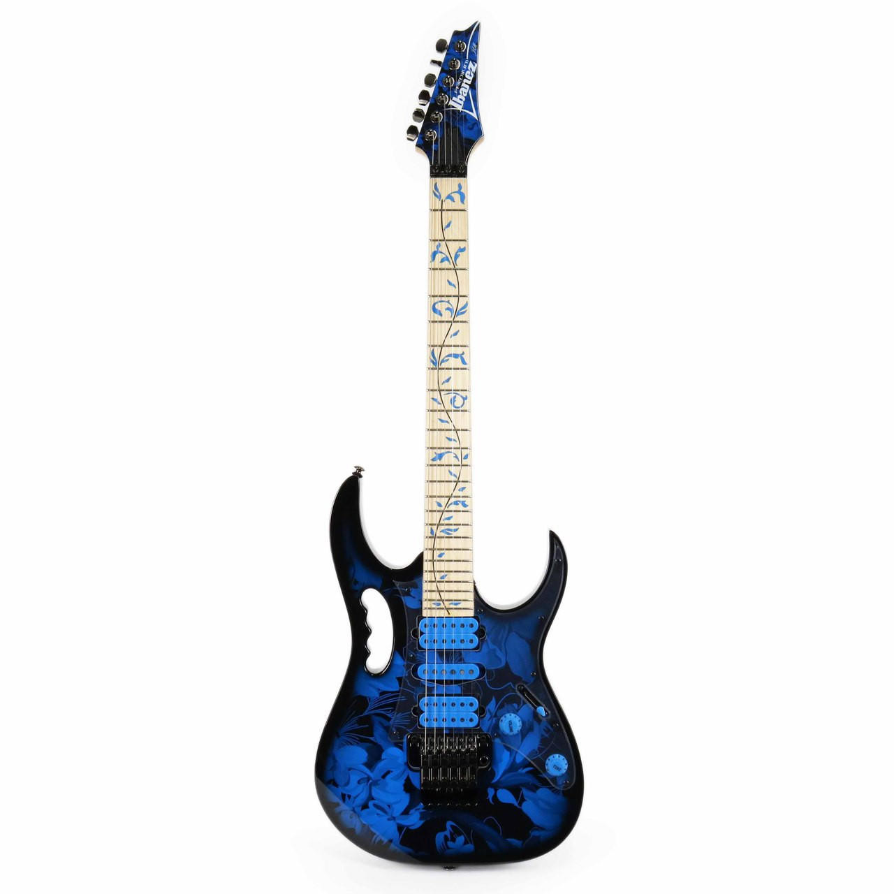 Ibanez JEM77P Premium Series Steve Vai Signature - Blue Floral