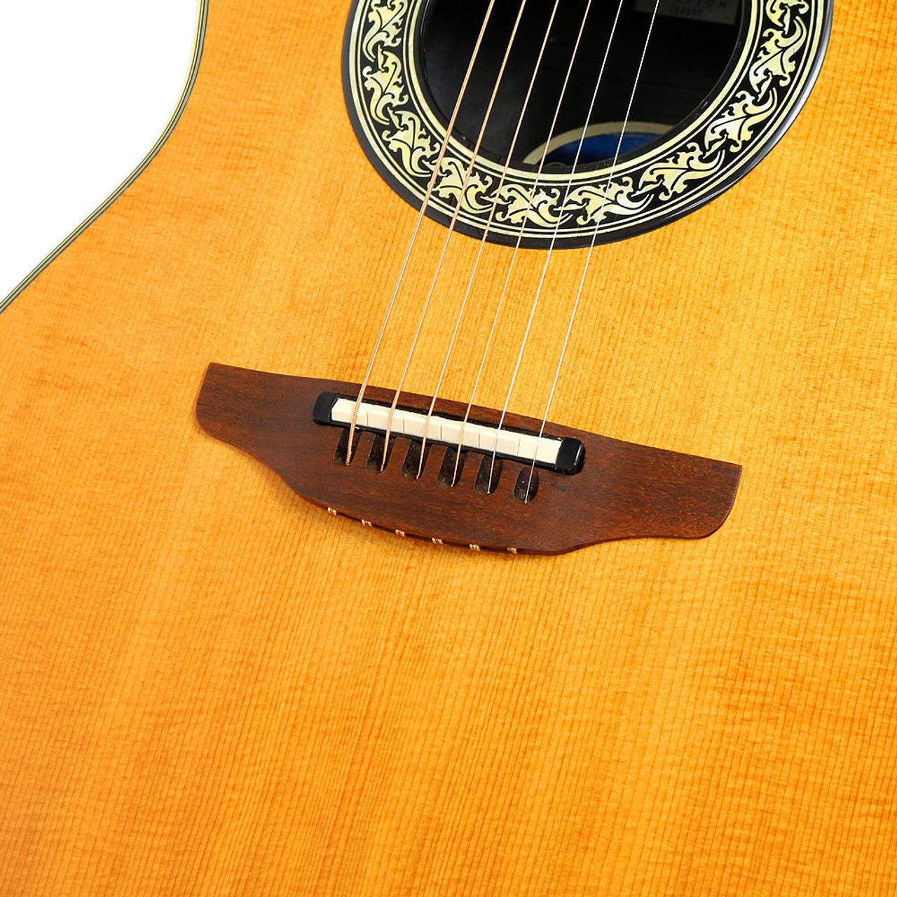 1983 Ovation Model 1611 Balladeer Acoustic Electric Guitar