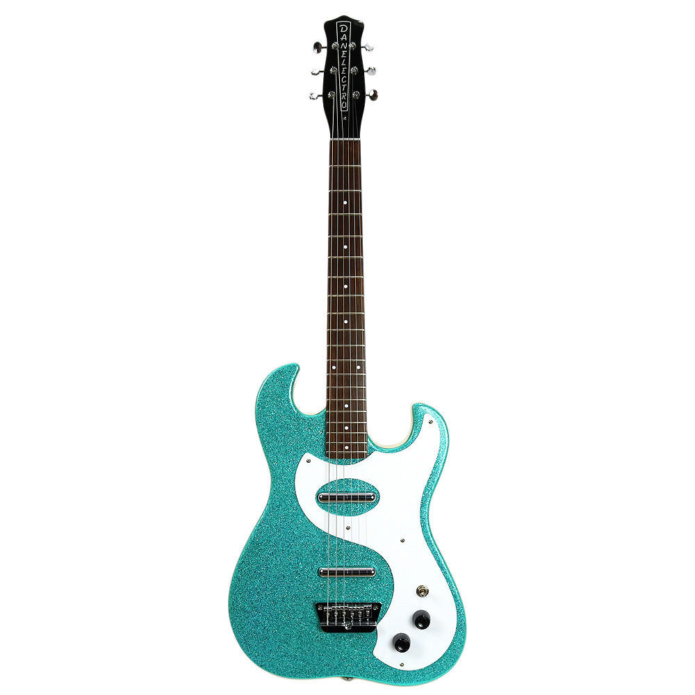 Used Danelectro '63 Dano Electric Guitar in Blue Sparkle | Cream