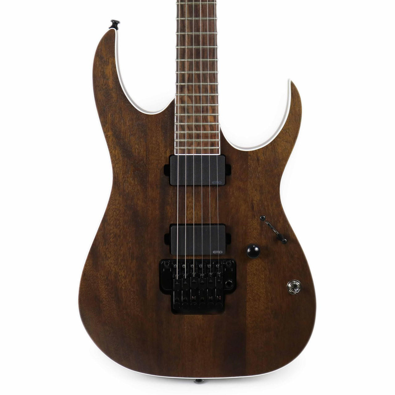 RGIR20BE マホガニー EMG Ibanez RGIR20BE Iron Label - Walnut Flat | Sweetwater