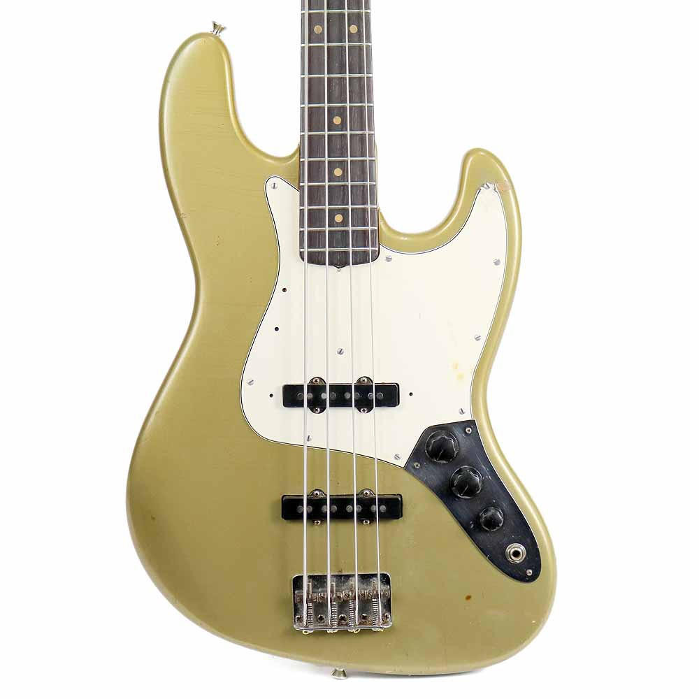 Vintage 1964 Fender Jazz Bass Inca Silver | Cream City Music