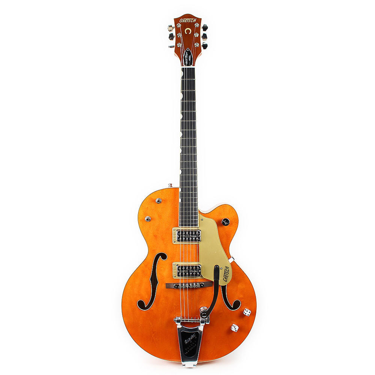 Gretsch G6120SSLVO Brian Setzer Nashville TV Jones Hollow Body Orange Demo