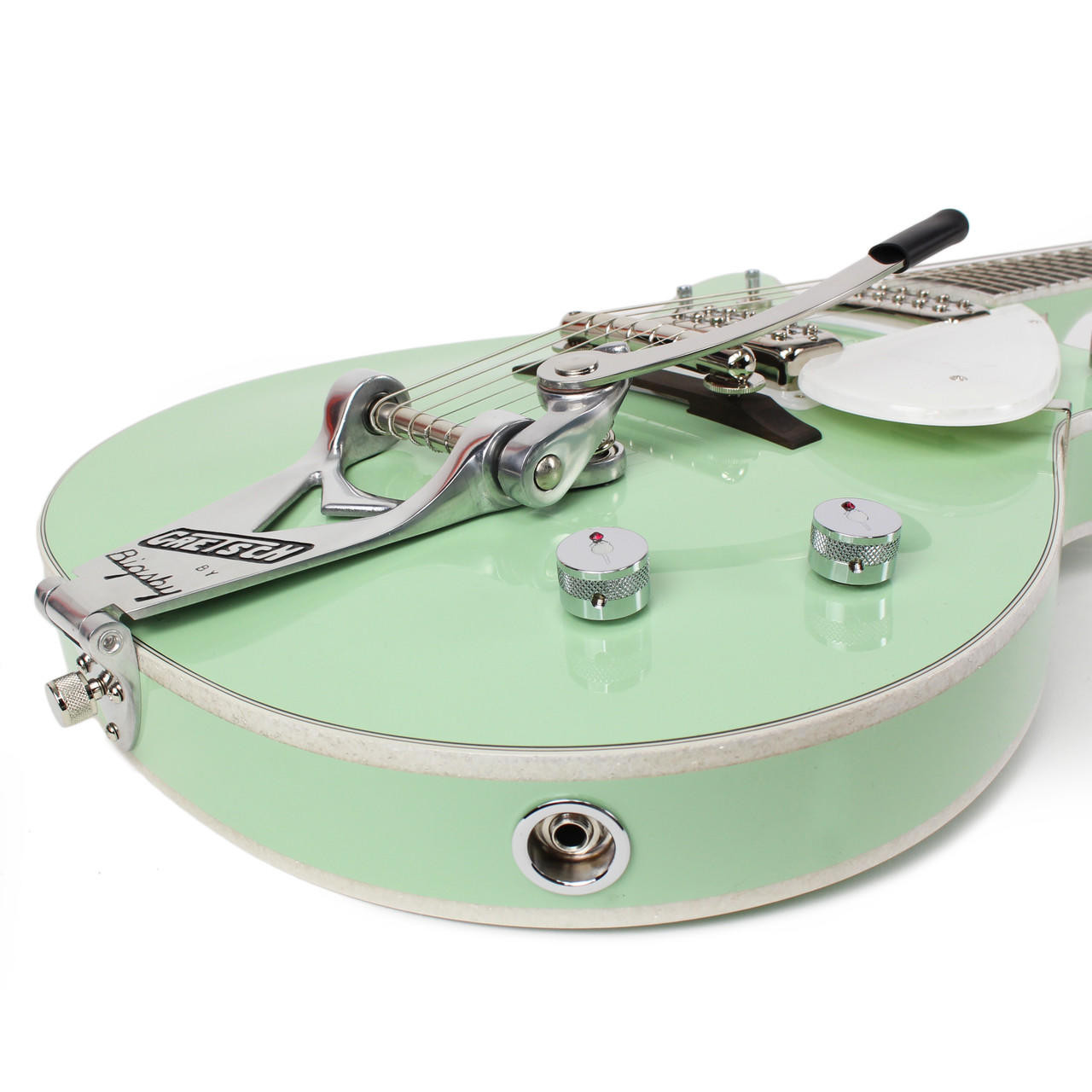 Gretsch G6134TDC-LTD15 Penguin in Broadway Jade Metallic Double