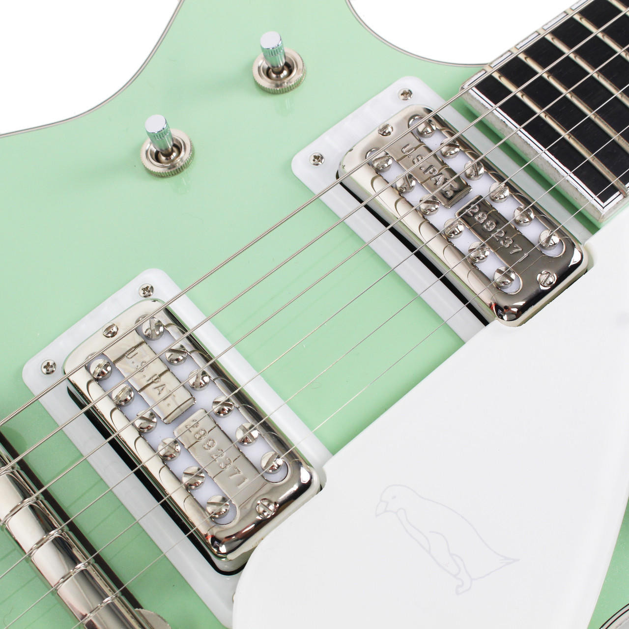 Gretsch G6134TDC-LTD15 Penguin in Broadway Jade Metallic Double