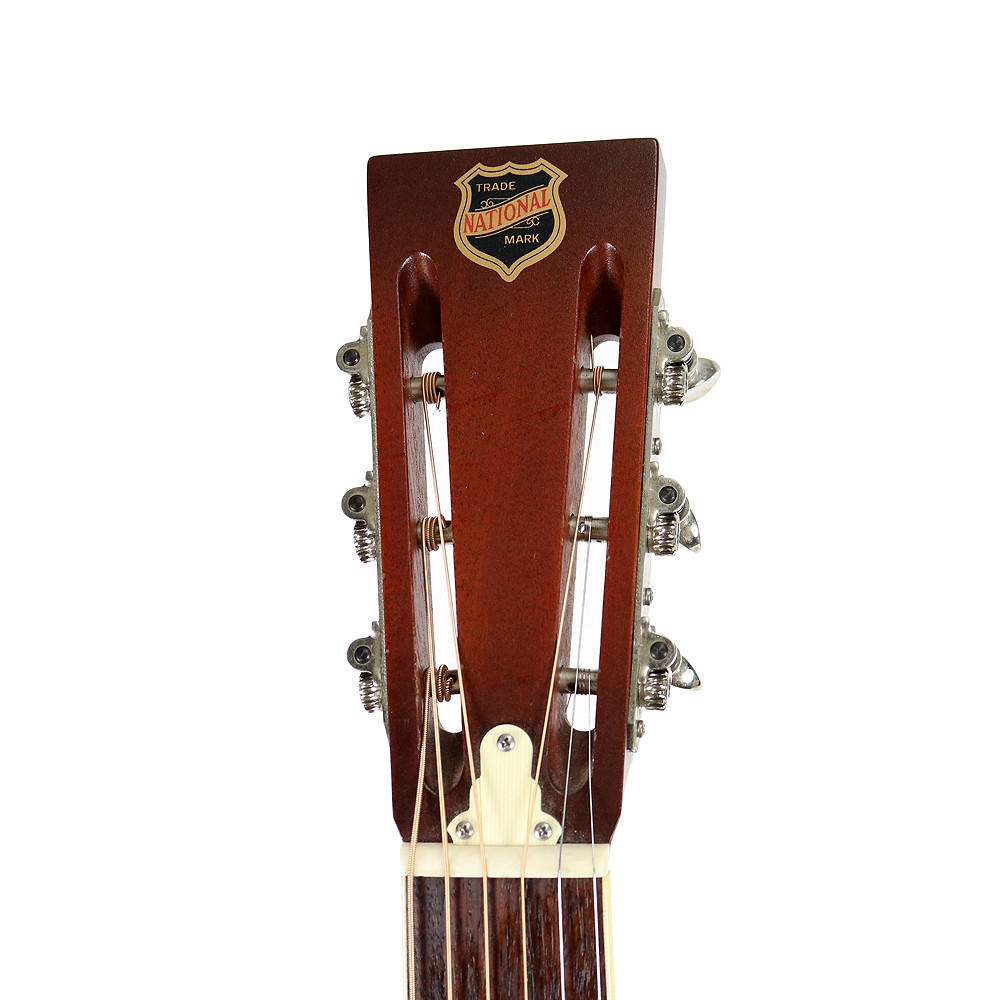 2001 National Delphi Resonator Acoustic Guitar in Green | Cream