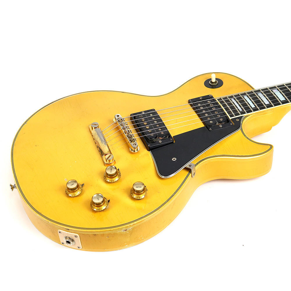 Vintage 1973 Gibson Les Paul Custom Electric Guitar White Finish