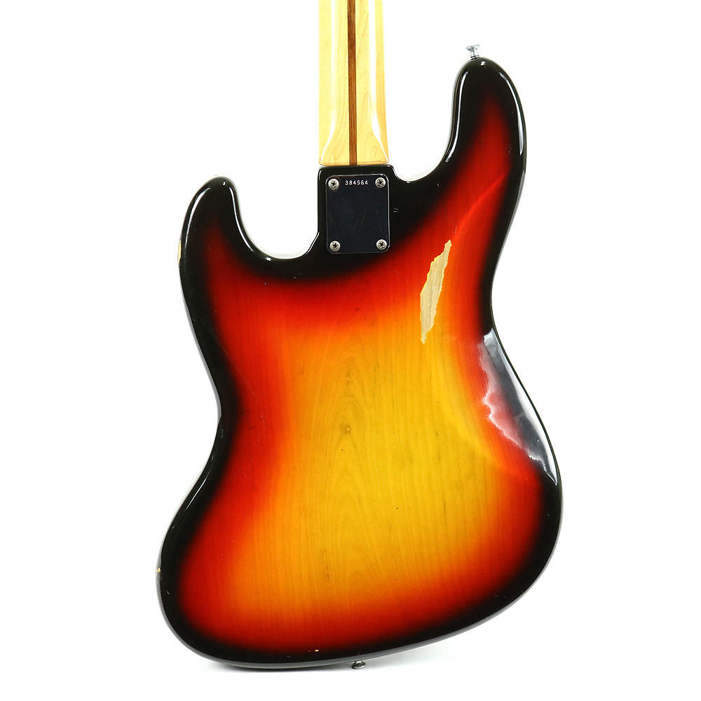 Vintage 1972 Fender Jazz Bass Sunburst Finish | Cream City Music