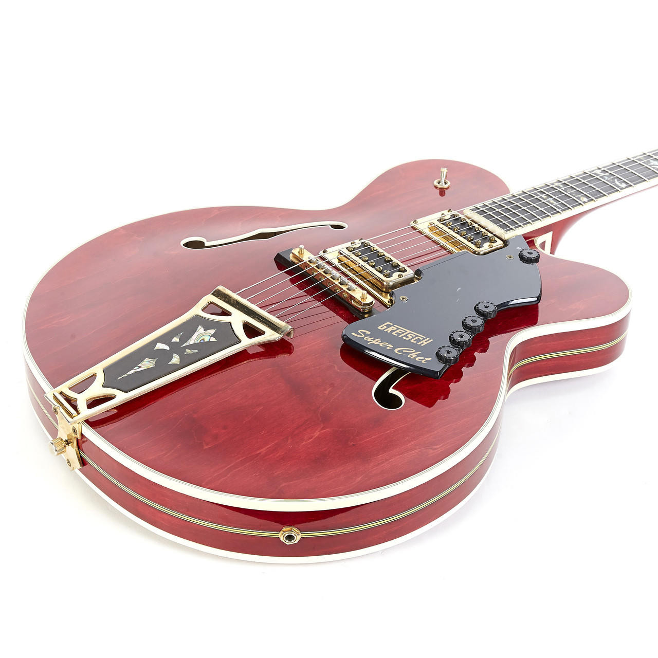 Vintage Gretsch Model 7690 Super Chet Autumn Red 1978