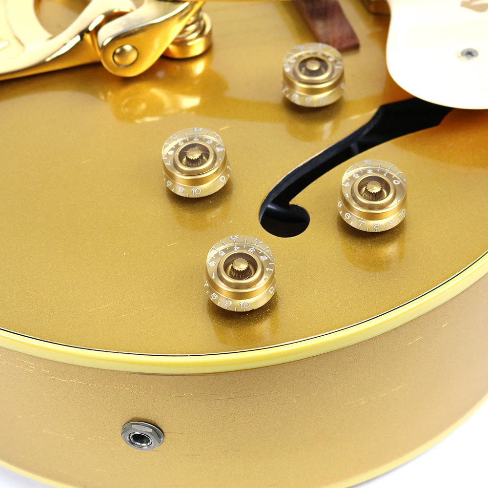 Gibson ギブソンES295 ゴールドトップリイシュー 1990 Gibson ES-295 Reissue Electric Guitar Bullion Gold