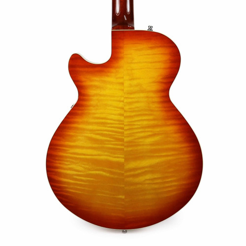 Godin Montreal Premiere Supreme Semi Hollowbody in Lightburst Flame HG B-Stock