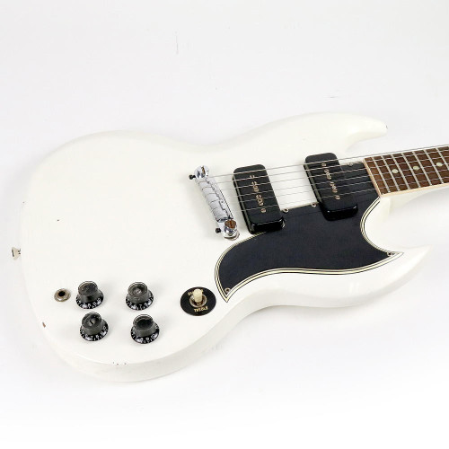 Vintage 1961 Gibson SG Special Electric Guitar Refinished White