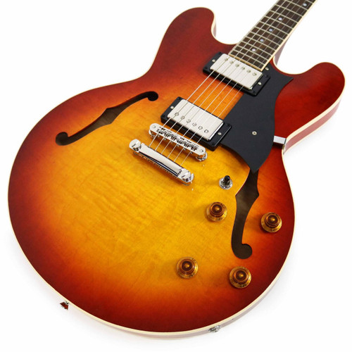 Heritage H-535 Semi Hollow in Dark Almond Sunburst