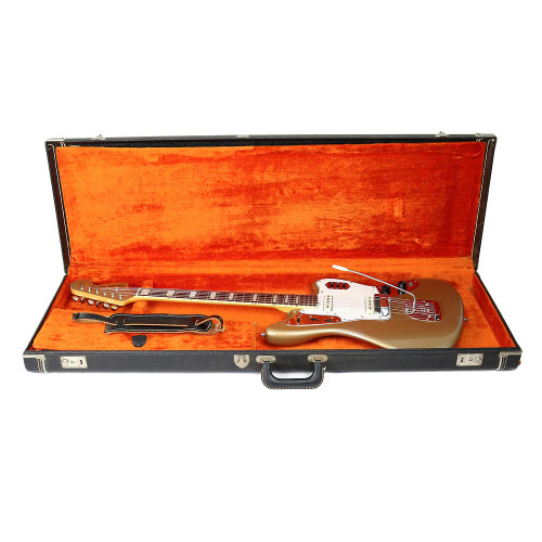 Vintage 1966 Fender Jaguar Electric Guitar Firemist Gold Custom Color
