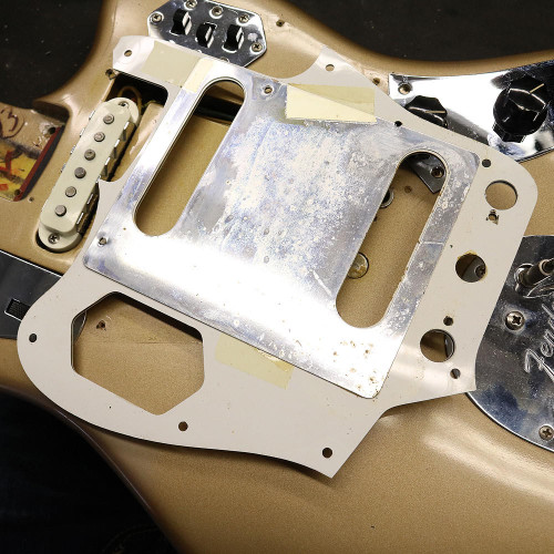 Vintage 1966 Fender Jaguar Electric Guitar Firemist Gold Custom