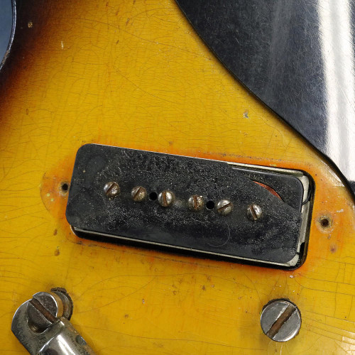 Vintage 1954 Gibson Les Paul Junior Electric Guitar Sunburst Finish