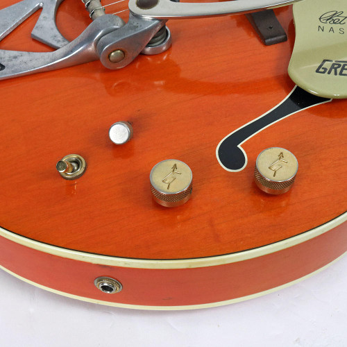 Vintage 1967 Gretsch 6120 Chet Atkins Nashville Electric Guitar Orange Finish