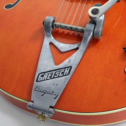 Vintage 1967 Gretsch 6120 Chet Atkins Nashville Electric Guitar Orange Finish