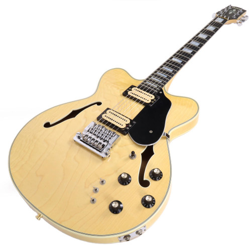 1986 Carvin SH225S Semi-Hollow Body Electric Guitar in Natural