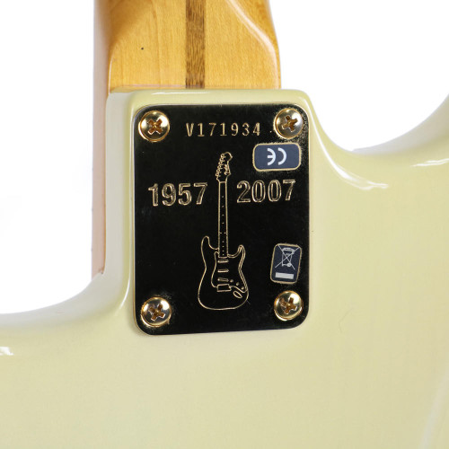 2007 Fender American Vintage Commemorative 1957 Stratocaster in White Blonde Finish