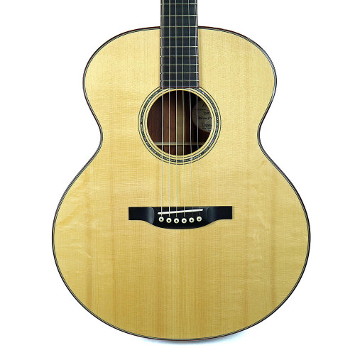 2010 Bourgeois DBJ Custom Jumbo Acoustic Guitar Madagascar Rosewood