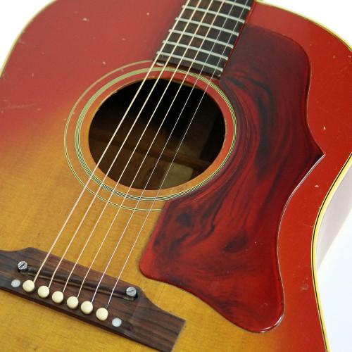 Rare Vintage 1967 Gibson J-50 Dreadnought Acoustic Guitar Cherry Sunburst Finish