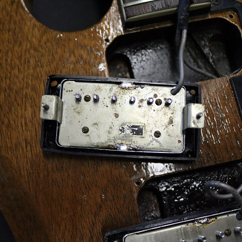 Vintage 1972 Gibson SG Standard Electric Guitar Natural Finish