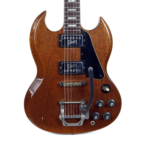 Vintage 1972 Gibson SG Standard Electric Guitar Natural Finish