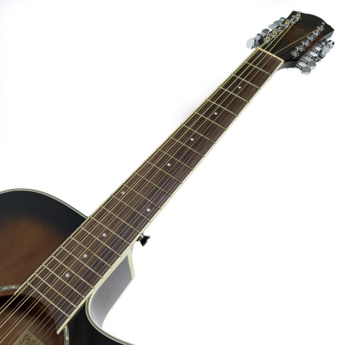 Ibanez AEG1812II 12-String Acoustic Electric Guitar in Dark Violin Sunburst