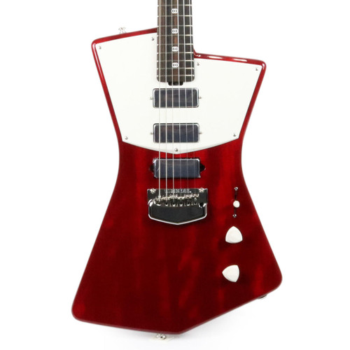 Music Man St. Vincent Signature with Smoky Ebony Fretboard in Trans Red - One of a Kind